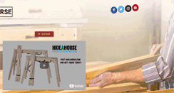Desktop Screenshot of hideahorsefoldingsawhorses.com